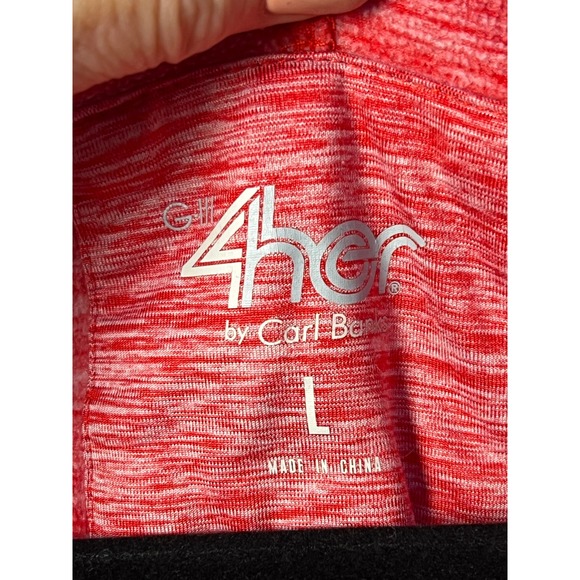 4HER by Carl Banks Red Sox Full Zip‎ Hoodie Athletic Jacket Womens Size L - Picture 5 of 5